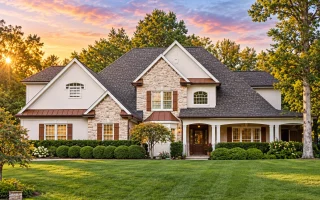 10-1783 HOUSE PLAN - Modern Craftsman Home Plan - 4-Bed, 3.5-Bath, 4,637 SF