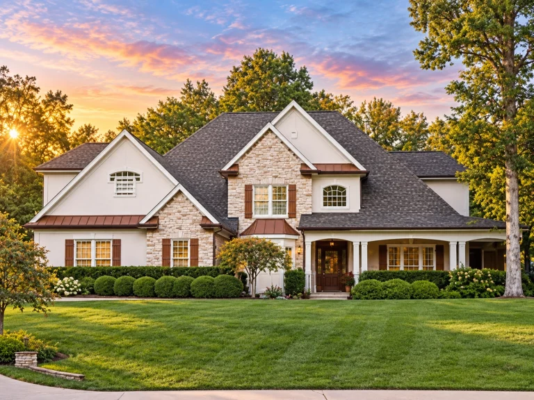 10-1783 HOUSE PLAN - Modern Craftsman Home Plan - 4-Bed, 3.5-Bath, 4,637 SF