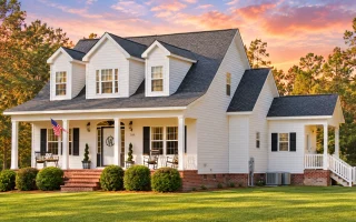 10-1002 HOUSE PLAN - Traditional Farmhouse Home Plan - 3-Bed, 2.5-Bath, 1,782 SF