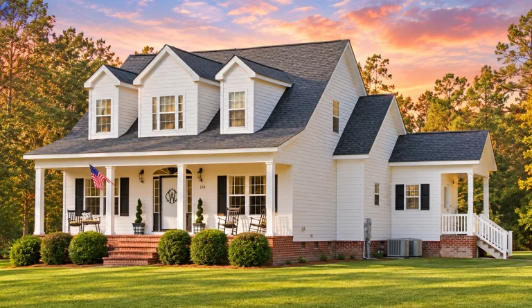 10-1002 HOUSE PLAN - Traditional Farmhouse Home Plan - 3-Bed, 2.5-Bath, 1,782 SF