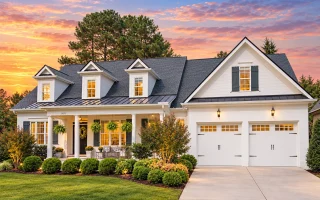 11-1192 HOUSE PLAN - Classic Suburban Home Plan - 4-Bed, 3.5-Bath, 2,661 SF