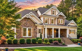 11-1055 HOUSE PLAN - Modern Craftsman Home Plan - 4-Bed, 4-Bath, 4,228 SF