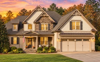 12-2460 HOUSE PLAN - Modern Craftsman Home Plan - 4-Bed, 3-Bath, 3,251 SF