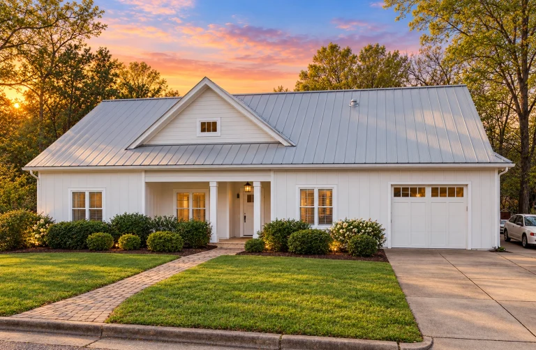 Covered Front Porch House Plans 1 12-2444 HOUSE PLAN - Modern Farmhouse Home Plan - 4-Bed, 3-Bath, 1,997 SF