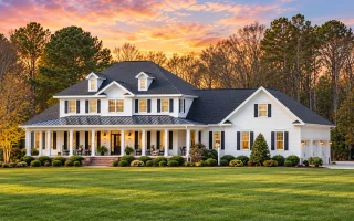 12-2529 HOUSE PLAN - Classic Farmhouse Home Plan - 4-Bed, 4-Bath, 3,935 SF