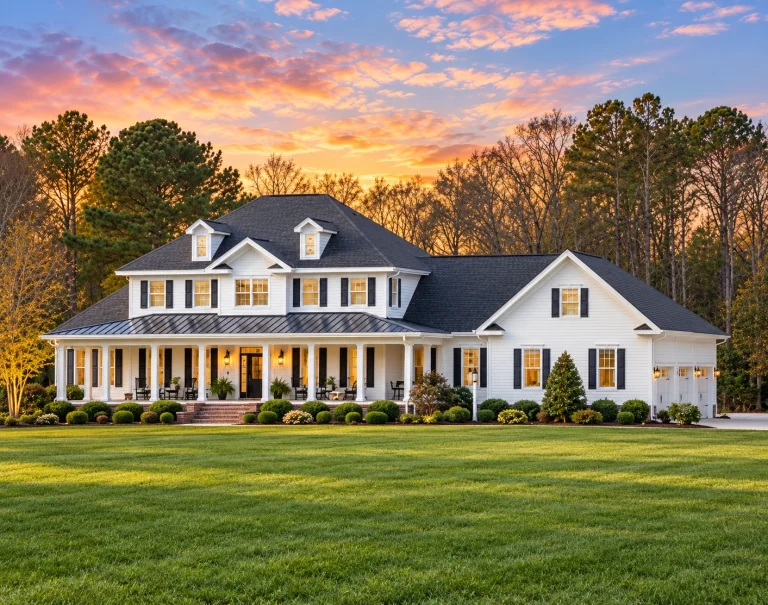 12-2529 HOUSE PLAN - Classic Farmhouse Home Plan - 4-Bed, 4-Bath, 3,935 SF