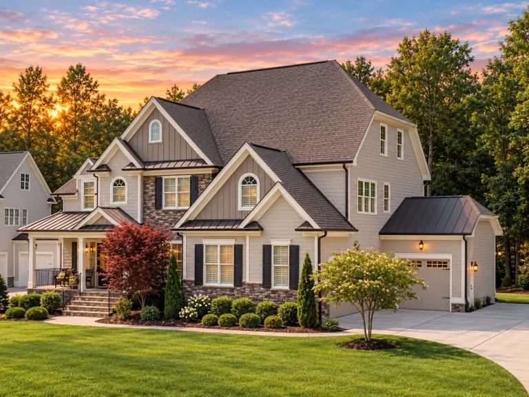 12-2871 HOUSE PLAN - Modern Craftsman Home Plan - 6-Bed, 5.5-Bath, 5,190 SF