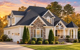 13-1818 HOUSE PLAN - Classic Suburban Home Plan - 4-Bed, 3-Bath, 3,252 SF