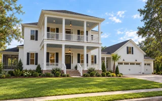 14-1393 HOUSE PLAN - Classical Southern Home Plan - 4-Bed, 2.5-Bath, 2,607 SF