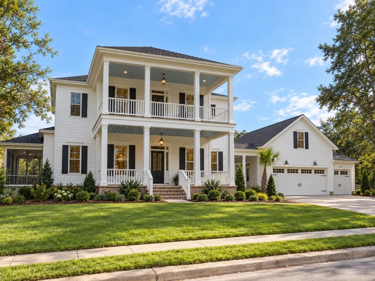 14-1393 HOUSE PLAN - Classical Southern Home Plan - 4-Bed, 2.5-Bath, 2,607 SF