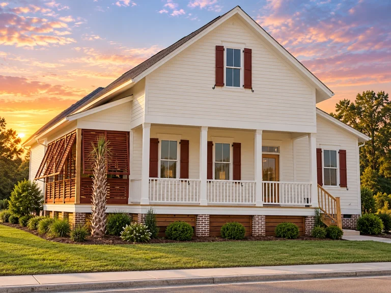 House Plans with Eating Bar 4 14-1392 HOUSE PLAN - Low Country Home Plan - 3-Bed, 4-Bath, 2,279 SF