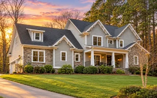 14-1090 HOUSE PLAN - Modern Craftsman Home Plan - 4-Bed, 3.5-Bath, 3,513 SF
