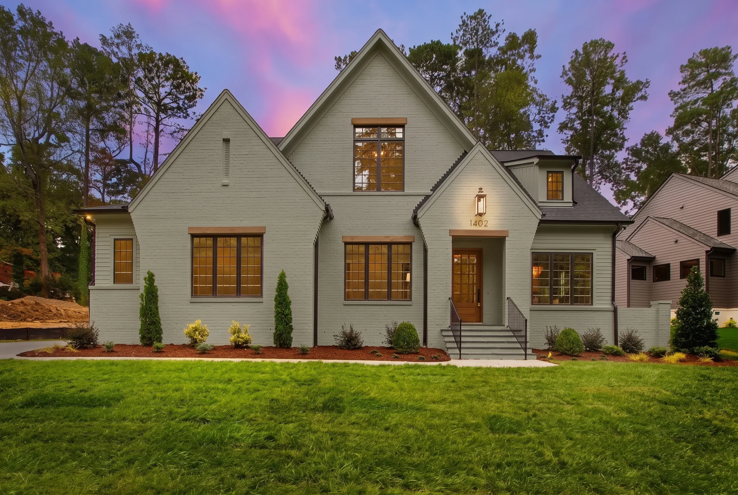 22-1826 HOUSE PLAN – French Country Home Plan – 4-Bed, 5-Bath, 4,277 SF - Modern Brick, AI-generated exterior concept