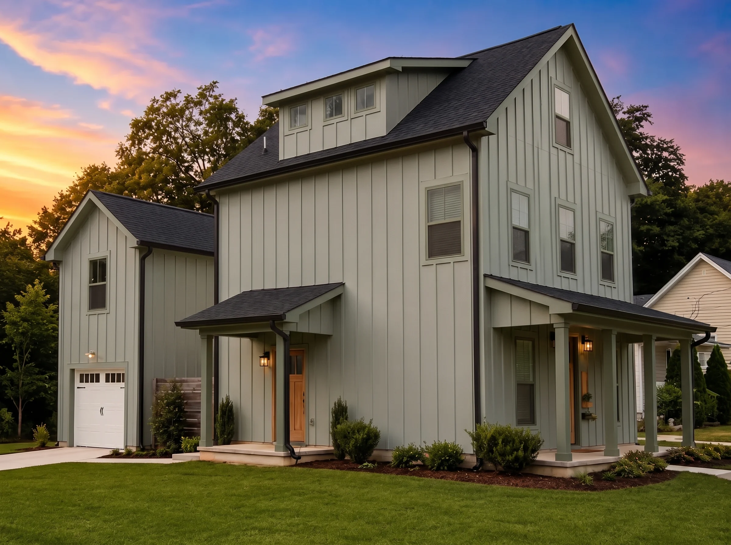 21-2226 HOUSE PLAN – Modern Farmhouse Home Plan – 3-Bed, 4.5-Bath, 2,064 SF - Modern Brick, AI-generated exterior concept