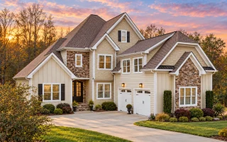 14-1154 HOUSE PLAN - Modern Craftsman Home Plan - 5-Bed, 4.5-Bath, 3,654 SF