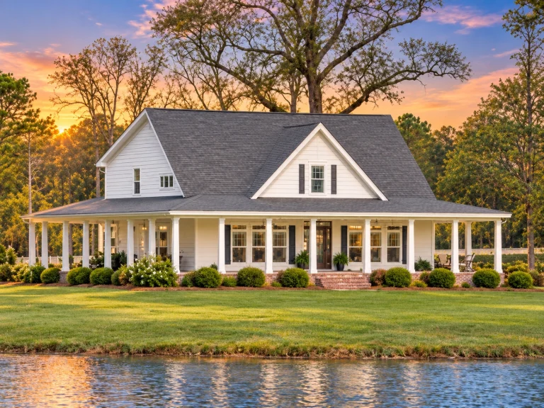 House Plans with Front Porch 13 14-1758 HOUSE PLAN - Classic Farmhouse Home Plan - 3-Bed, 2-Bath, 2,406 SF