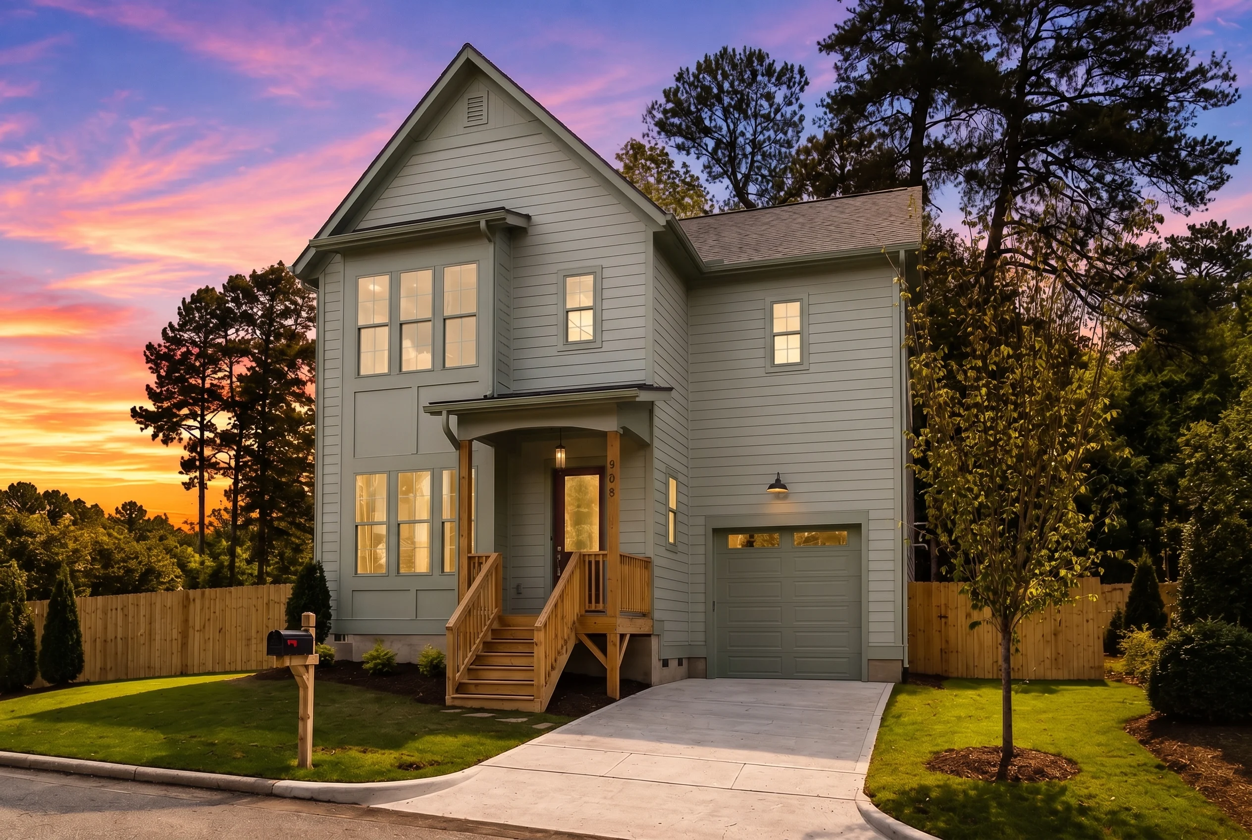 24-1480 HOUSE PLAN – Modern Farmhouse Home Plan – 3-Bed, 2.5-Bath, 2,047 SF - Modern Brick, AI-generated exterior concept