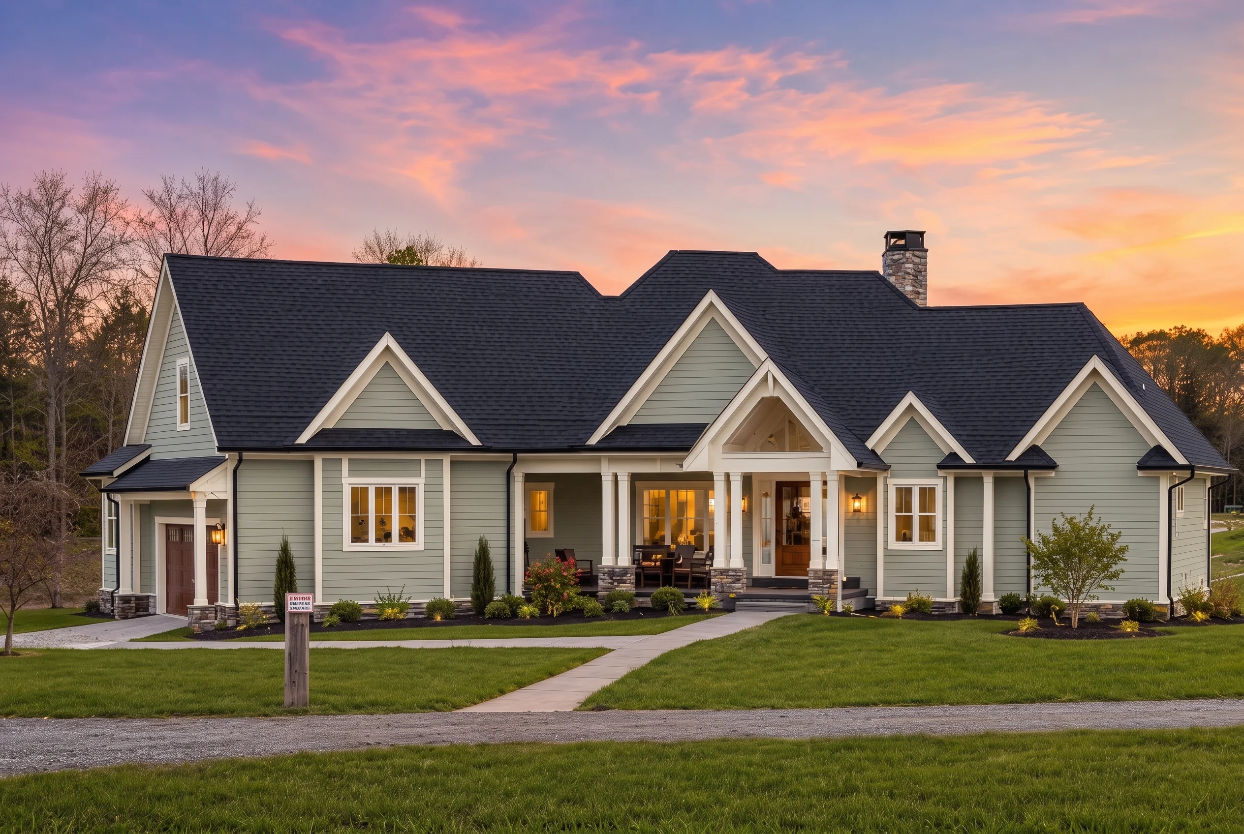 15-1859 HOUSE PLAN – Modern Farmhouse Home Plan – 5-Bed, 5-Bath, 3,257 SF - Modern Brick, AI-generated exterior concept