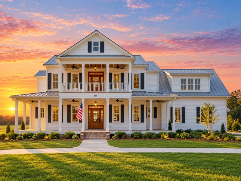 14-2048 HOUSE PLAN - Classical Southern Home Plan - 5-Bed, 3.5-Bath, 4,050 SF