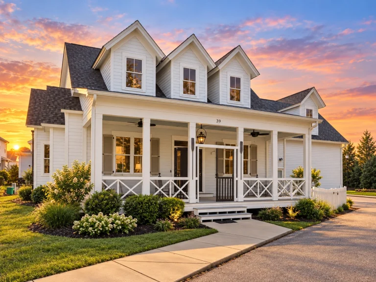 14-1137 HOUSE PLAN - Coastal Farmhouse Home Plan - 3-Bed, 3-Bath, 2,352 SF