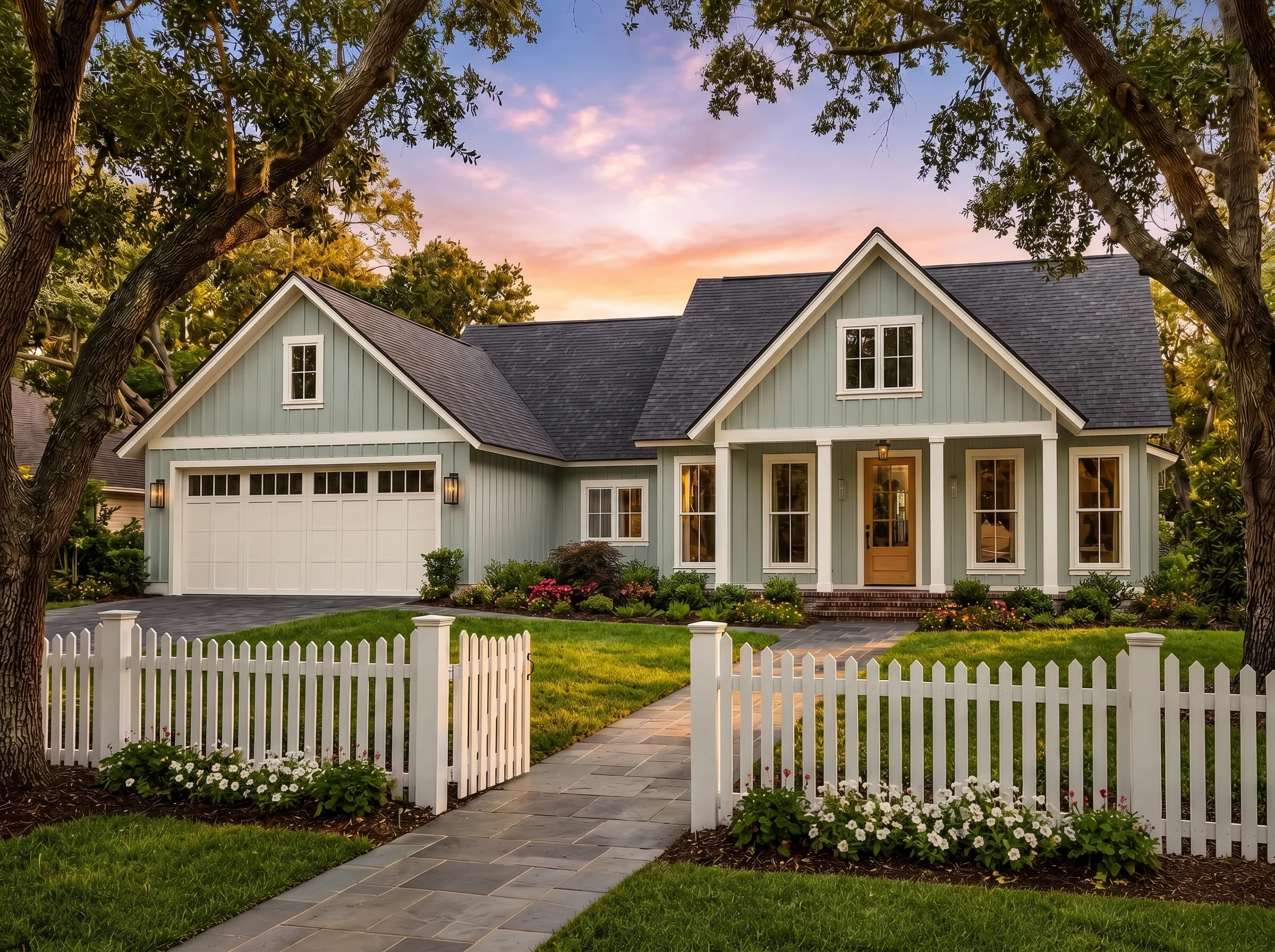 22-1350 HOUSE PLAN – Modern Farmhouse Home Plan – 3-Bed, 2-Bath, 1,706 SF - Modern Brick, AI-generated exterior concept