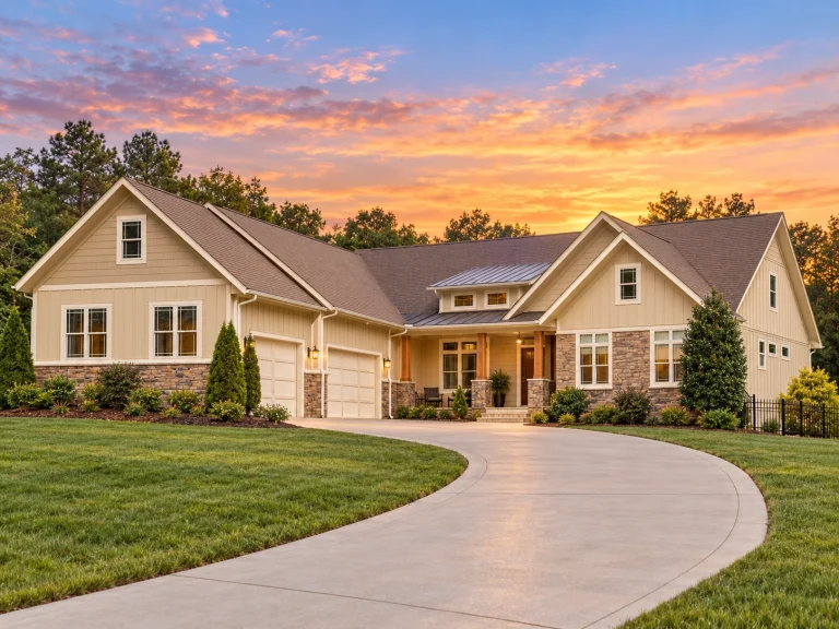 House Plans with Front Porch 5 14-1266 HOUSE PLAN - Modern Craftsman Home Plan - 4-Bed, 2.5-Bath, 4,161 SF