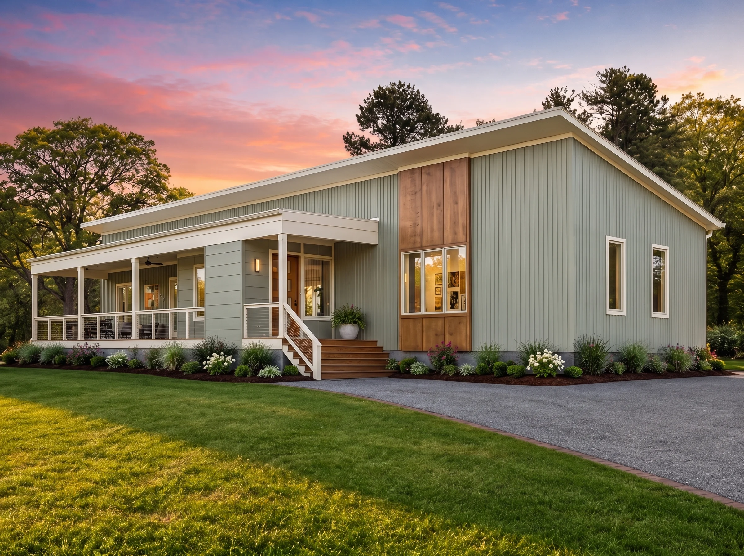 22-1616 HOUSE PLAN – Contemporary Home Plan – 4-Bed, 4-Bath, 2,112 SF - Modern Brick, AI-generated exterior concept
