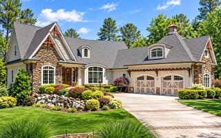 14-1553 HOUSE PLAN - Traditional Craftsman Home Plan - 4-Bed, 4-Bath, 3,875 SF