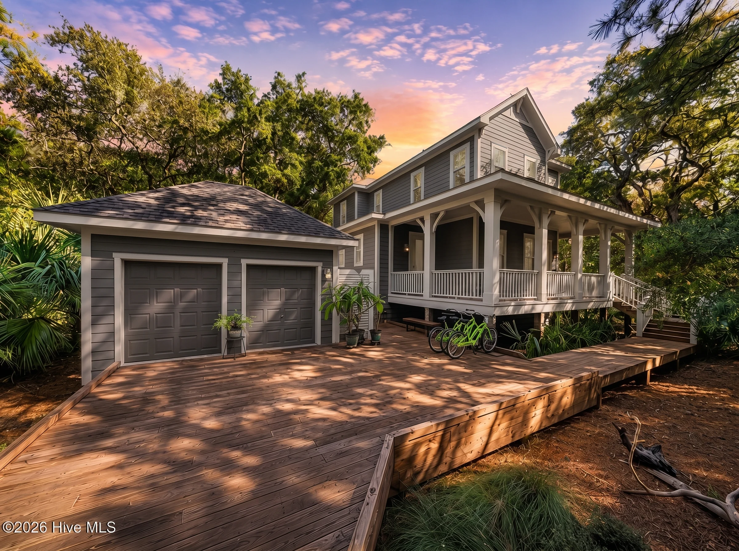 21-3424 HOUSE PLAN – Low Country Cottage Home Plan – 4-Bed, 3.5-Bath, 2,341 SF - Modern Dark, AI-generated exterior concept