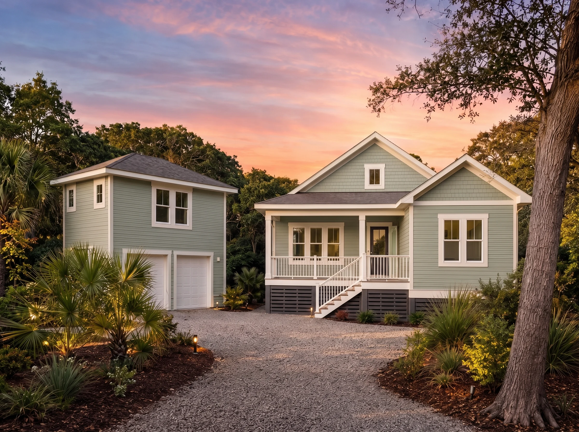 21-3416 HOUSE PLAN – Coastal Cottage Home Plan – 4-Bed, 3.5-Bath, 2,562 SF - Modern Brick, AI-generated exterior concept