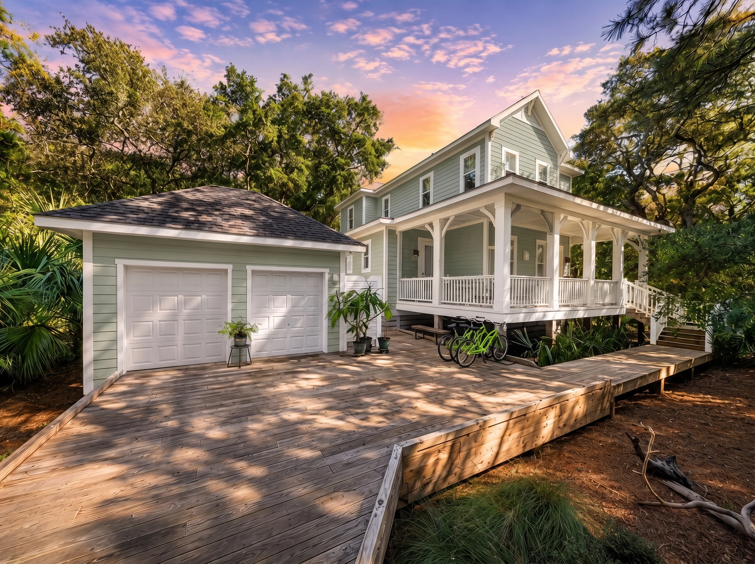 21-3424 HOUSE PLAN – Low Country Cottage Home Plan – 4-Bed, 3.5-Bath, 2,341 SF - Modern Brick, AI-generated exterior concept