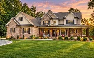15-1287 HOUSE PLAN - Modern Craftsman Home Plan - 5-Bed, 4.5-Bath, 5,339 SF