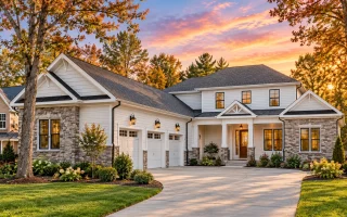 15-1312 HOUSE PLAN - Modern Craftsman Home Plan - 5-Bed, 4.5-Bath, 4,162 SF