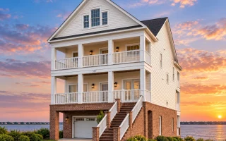 15-1143 HOUSE PLAN - Coastal Home Plan - 4-Bed, 4.5-Bath, 3,035 SF