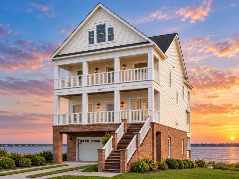 Cabin House Plans 9 15-1143 HOUSE PLAN - Coastal Home Plan - 4-Bed, 4.5-Bath, 3,035 SF
