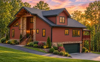 15-1049 HOUSE PLAN - Rustic Craftsman Home Plan - 3-Bed, 2-Bath, 2,752 SF