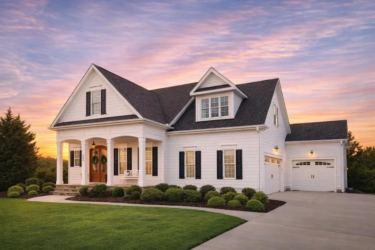 Plan  13-1734 – Willow Valley Estate  | New American – 5-Bed, 4-Bath, 4,239 SF - exterior featured photo
