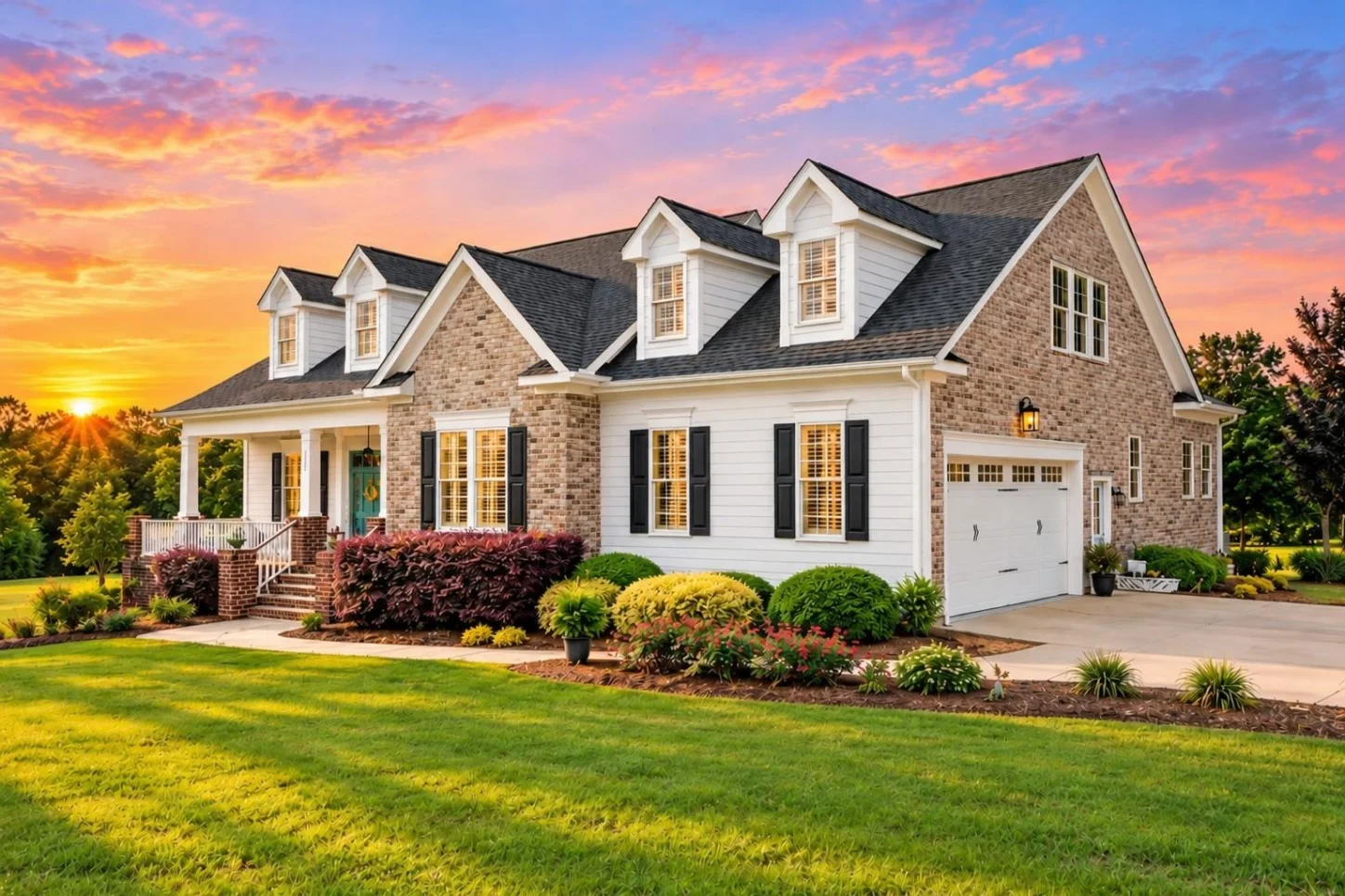11-1846 HOUSE PLAN – Traditional Craftsman Home Plan – 3-Bed, 4.5-Bath, 3,111 SF - Modern Brick, AI-generated exterior concept