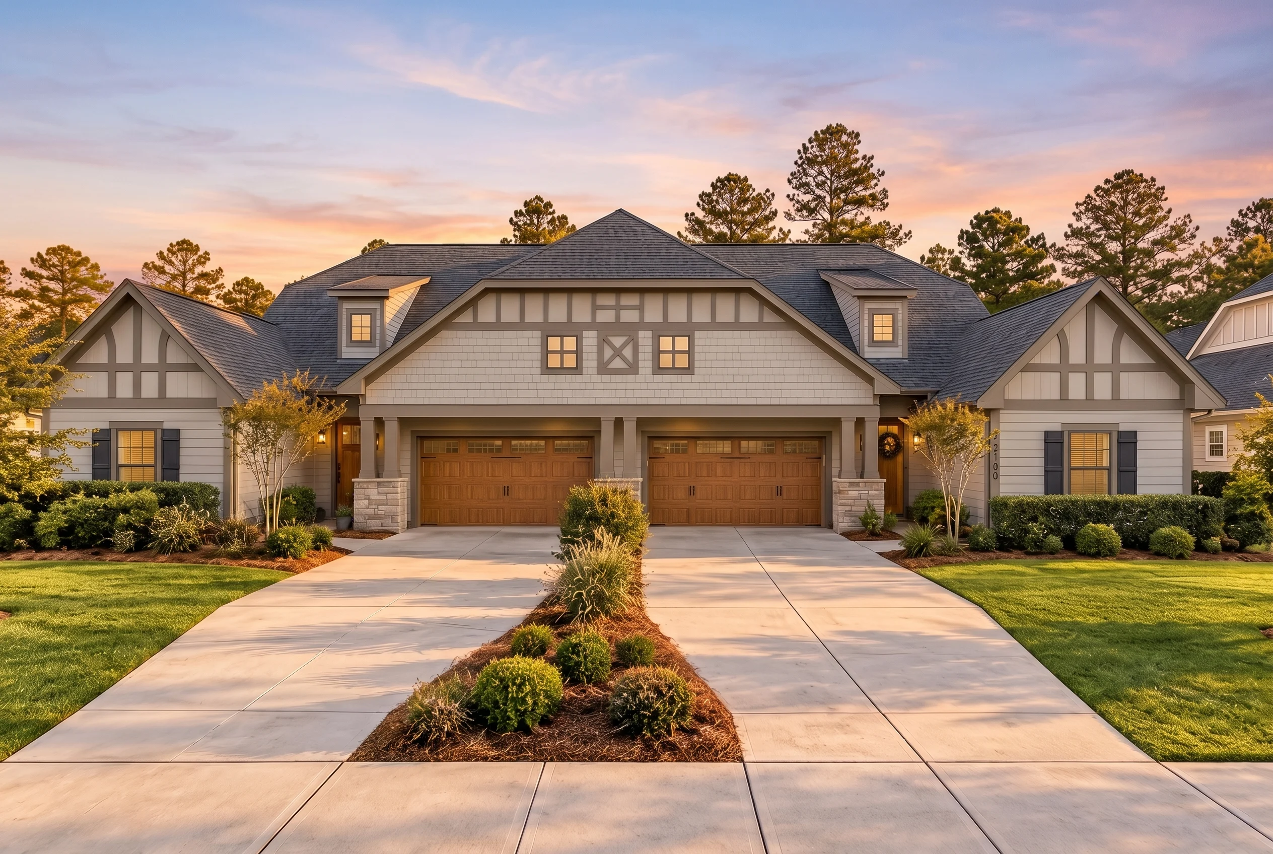Plan  11-1773 – Oregon Trail |  Traditional Craftsman – 3-Bed, 2-Bath, 1,829 SF - Mushroom Taupe, AI-generated exterior concept