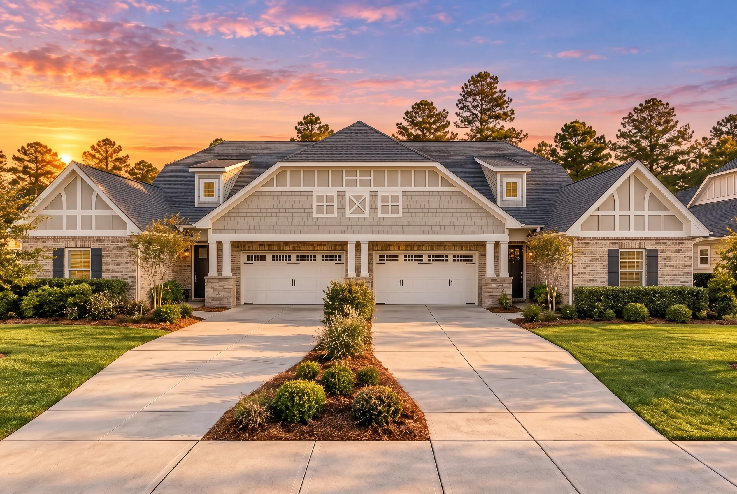 Plan  11-1773 – Oregon Trail |  Traditional Craftsman – 3-Bed, 2-Bath, 1,829 SF - Natural Brick, AI-generated exterior concept