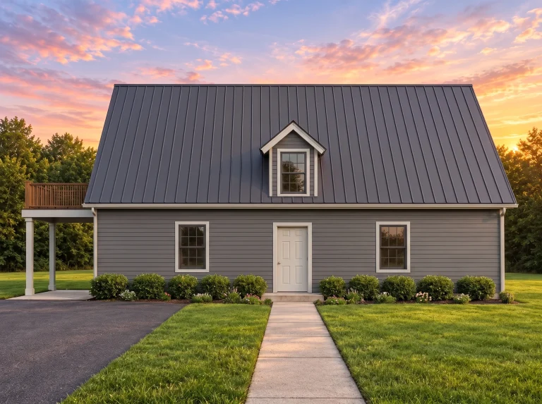 Plan  11-1866 – Hampshire Pavilion |  Cape Cod – 3-Bed, 2-Bath, 2,202 SF - Warm Charcoal, AI-generated exterior concept