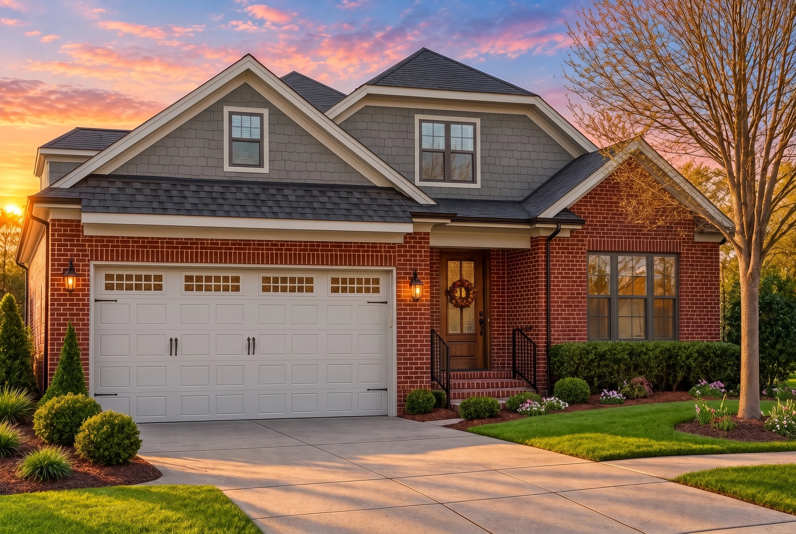 Plan  12-1047 – Dovetail Drive |  Traditional – 5-Bed, 3-Bath, 2,798 SF - Warm Charcoal, AI-generated exterior concept