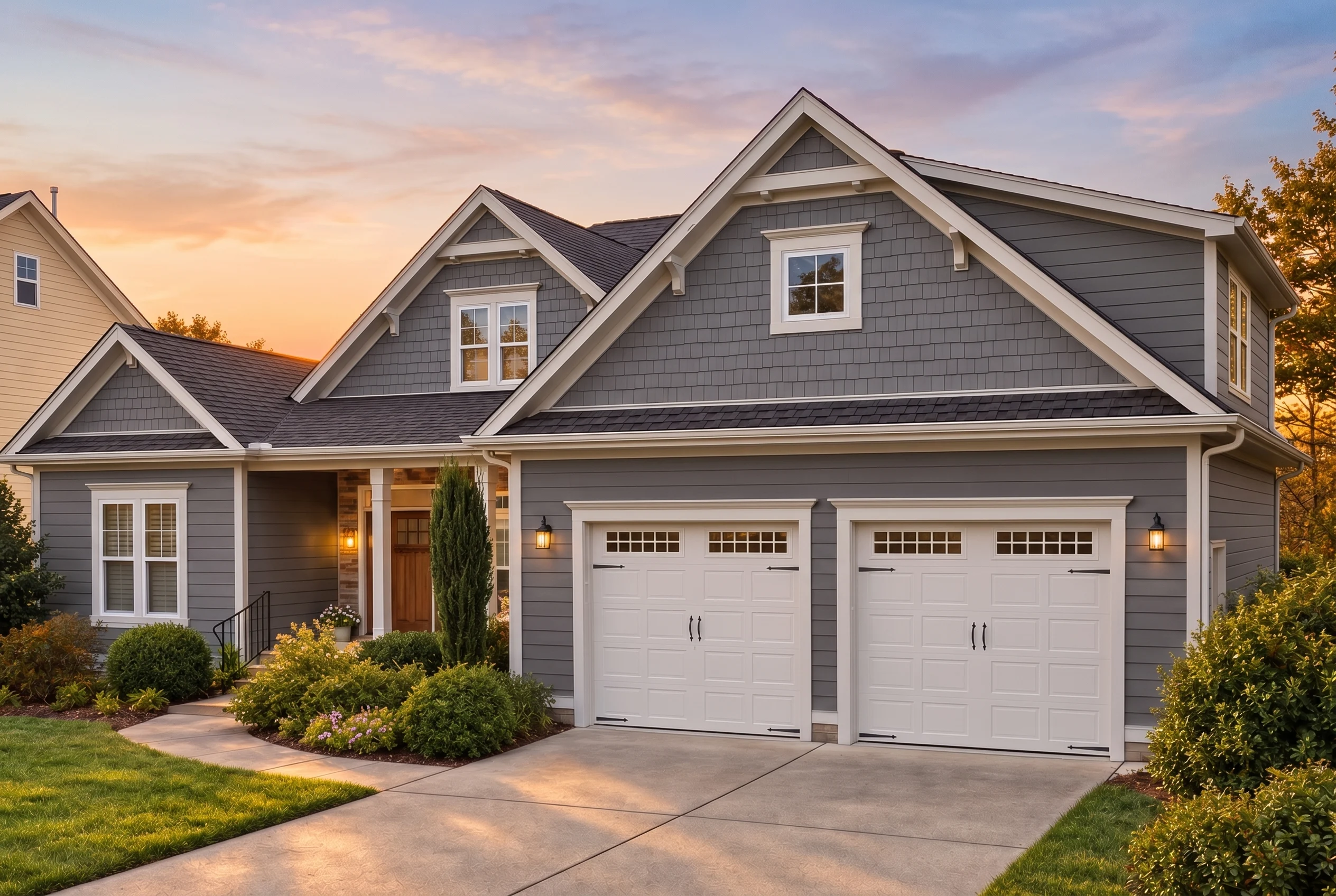Plan  12-2289 – Auburn Run Cottage |  Craftsman – 4-Bed, 3-Bath, 3,052 SF - Warm Charcoal, AI-generated exterior concept